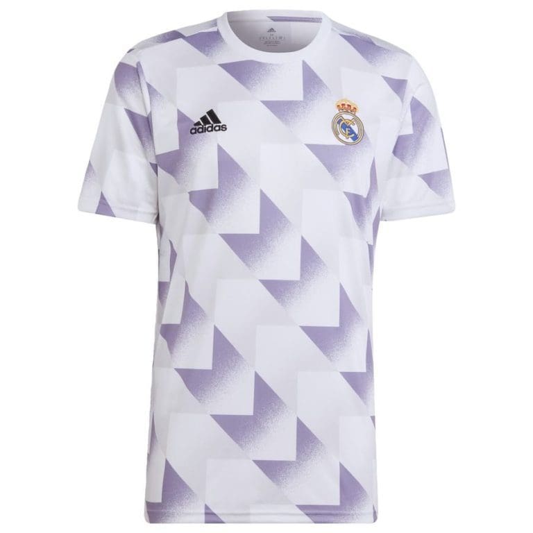 Real Madrid Trænings T-Shirt Pre Match - Hvid Grå/Lilla